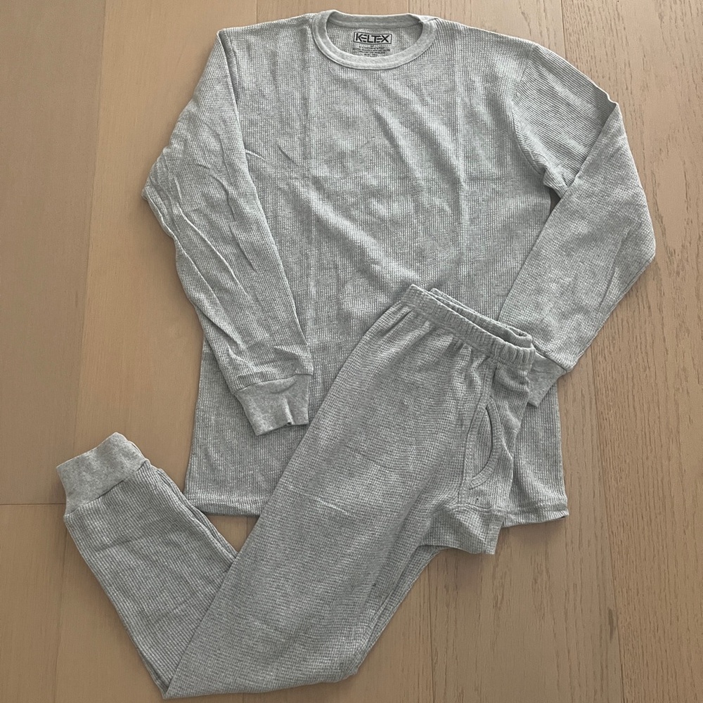 Keltex thermal shirt and pants size Men's medium grey